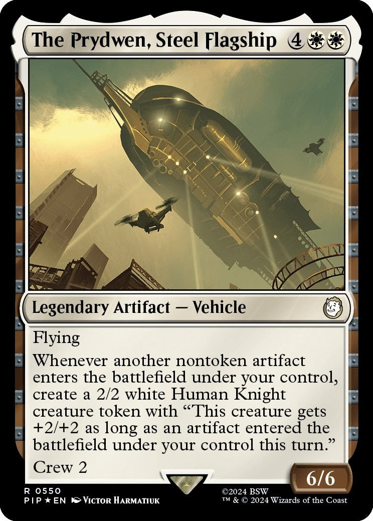 Image for The Prydwen, Steel Flagship (Surge Foil) (550) [Universes Beyond: Fallout] - Magic: The Gathering
