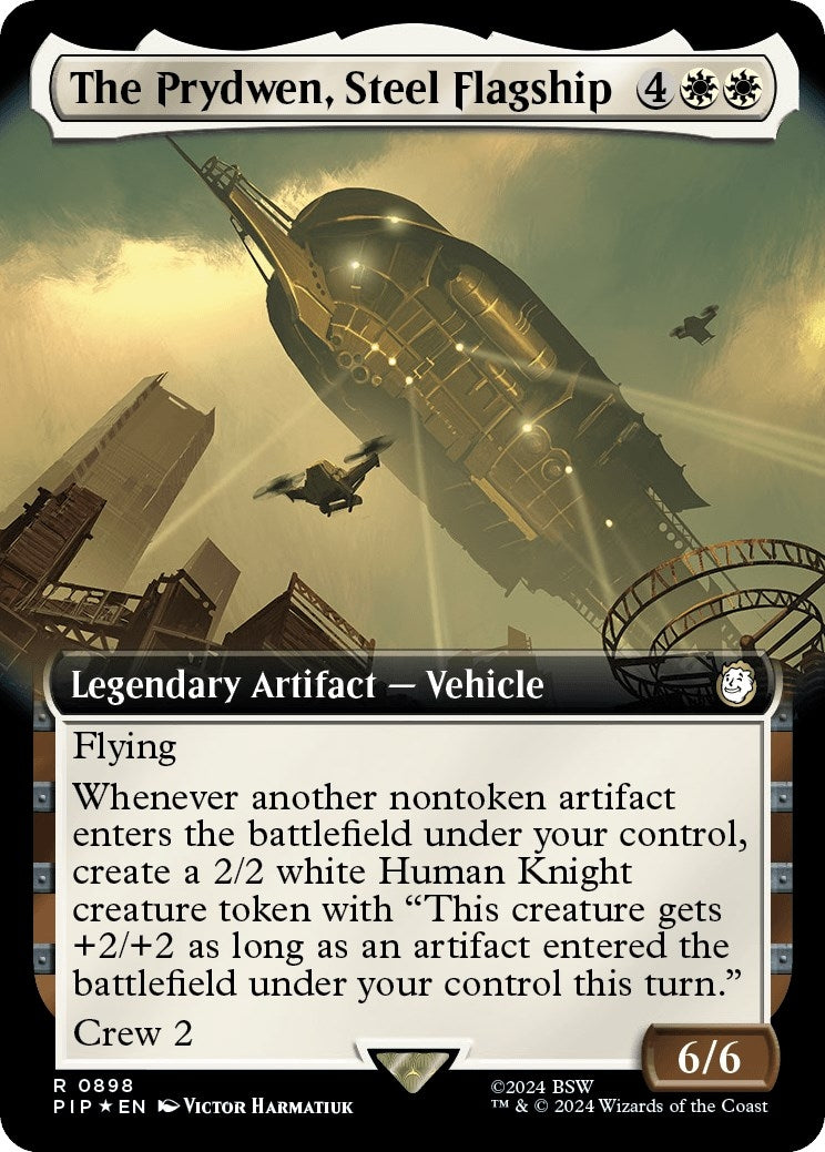 Image for The Prydwen, Steel Flagship (Extended Art) (Surge Foil) (898) [Universes Beyond: Fallout] - Magic: The Gathering