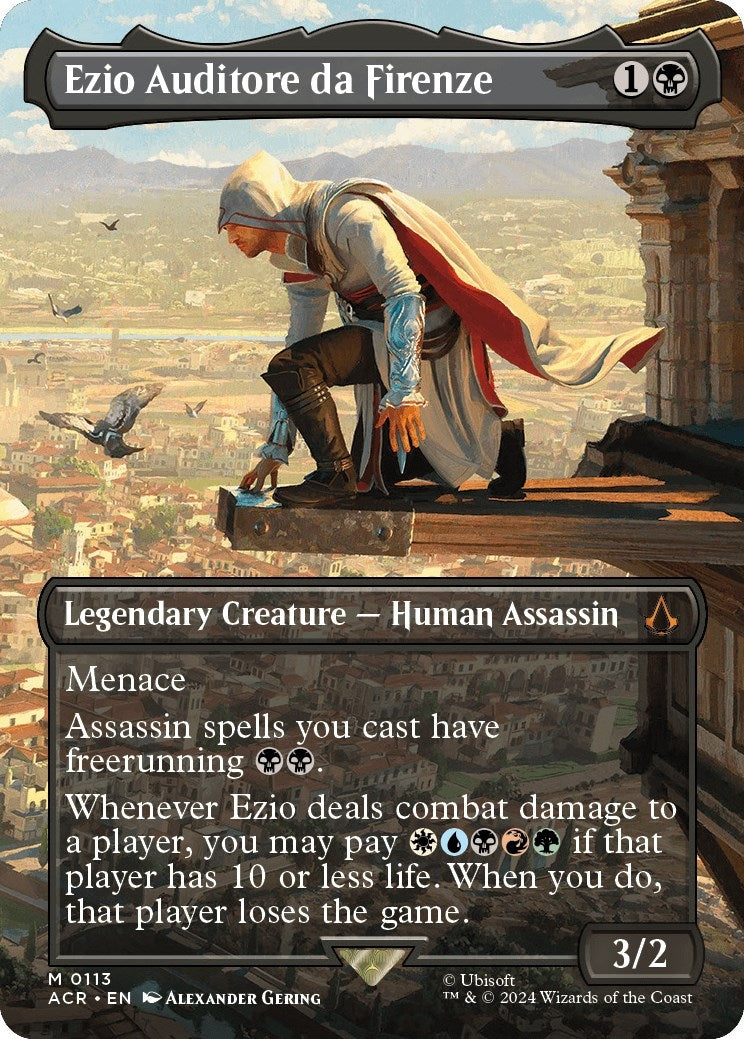Image for Ezio Auditore da Firenze (Borderless) (113) [Universes Beyond: Assassin's Creed] - Magic: The Gathering