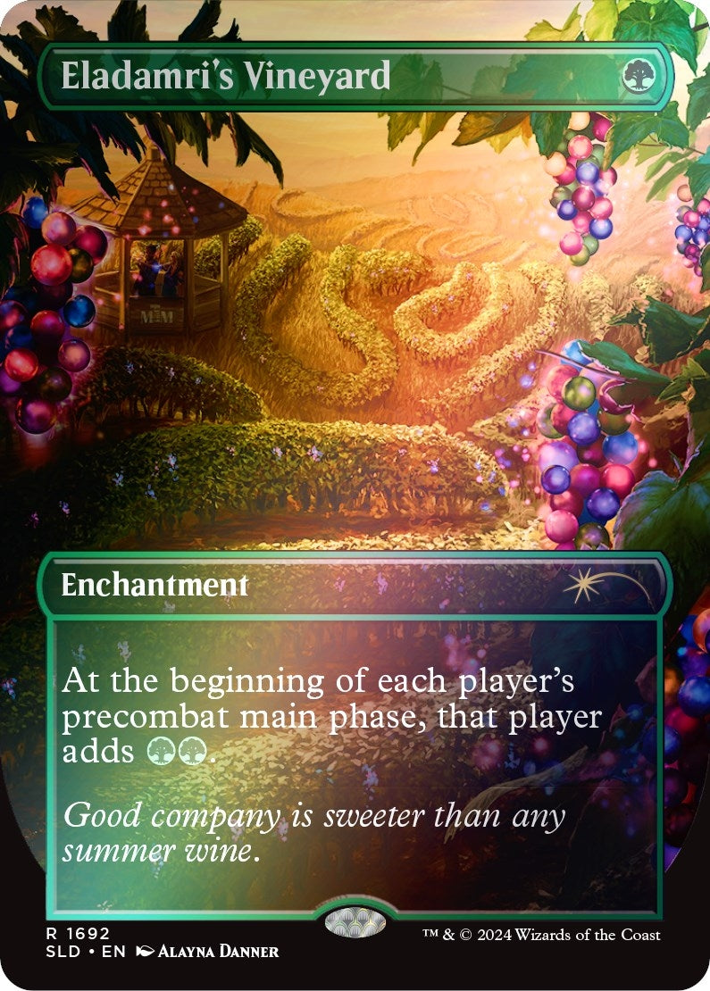 Image for Eladamri's Vineyard (Rainbow Foil) (1692) [Secret Lair Drop Series] - Magic: The Gathering