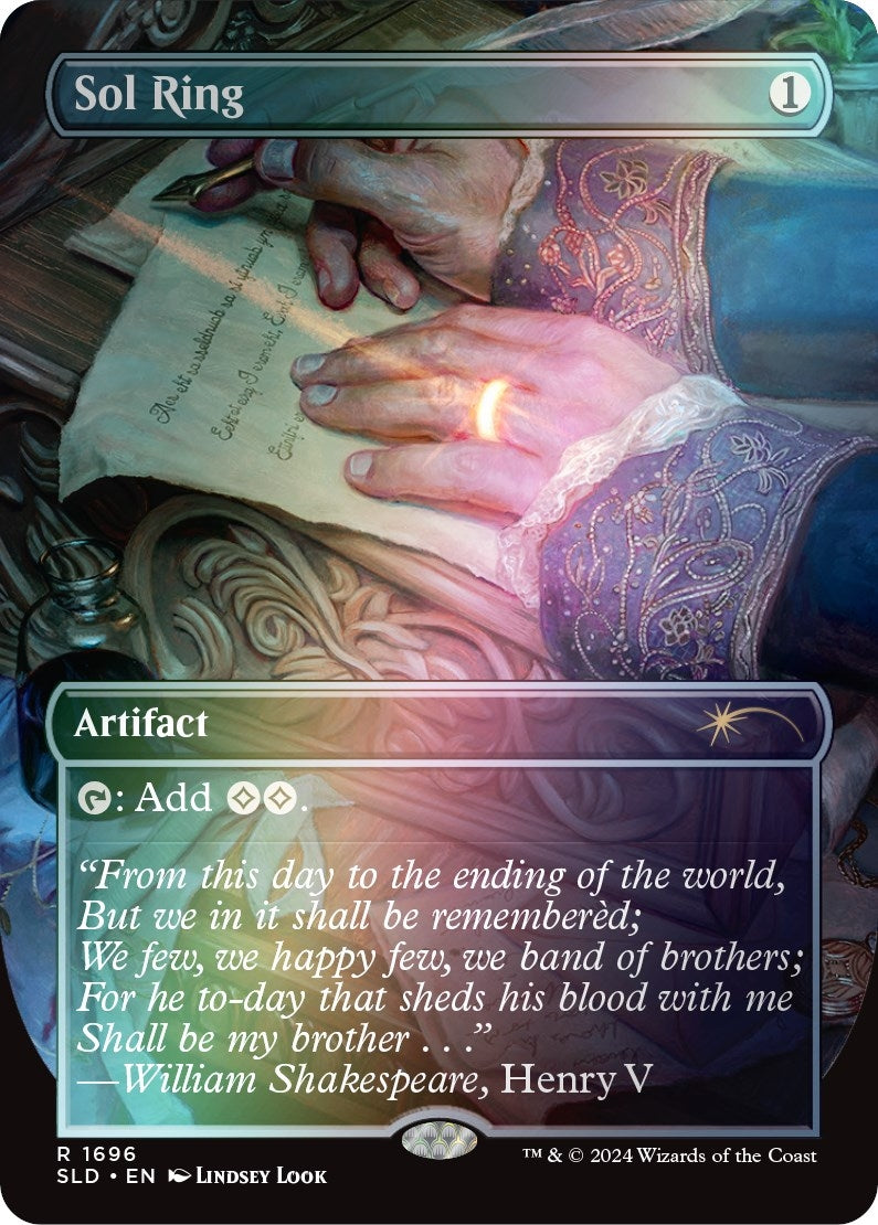 Image for Sol Ring (1696) (Rainbow Foil) (1696) [Secret Lair Drop Series] - Magic: The Gathering