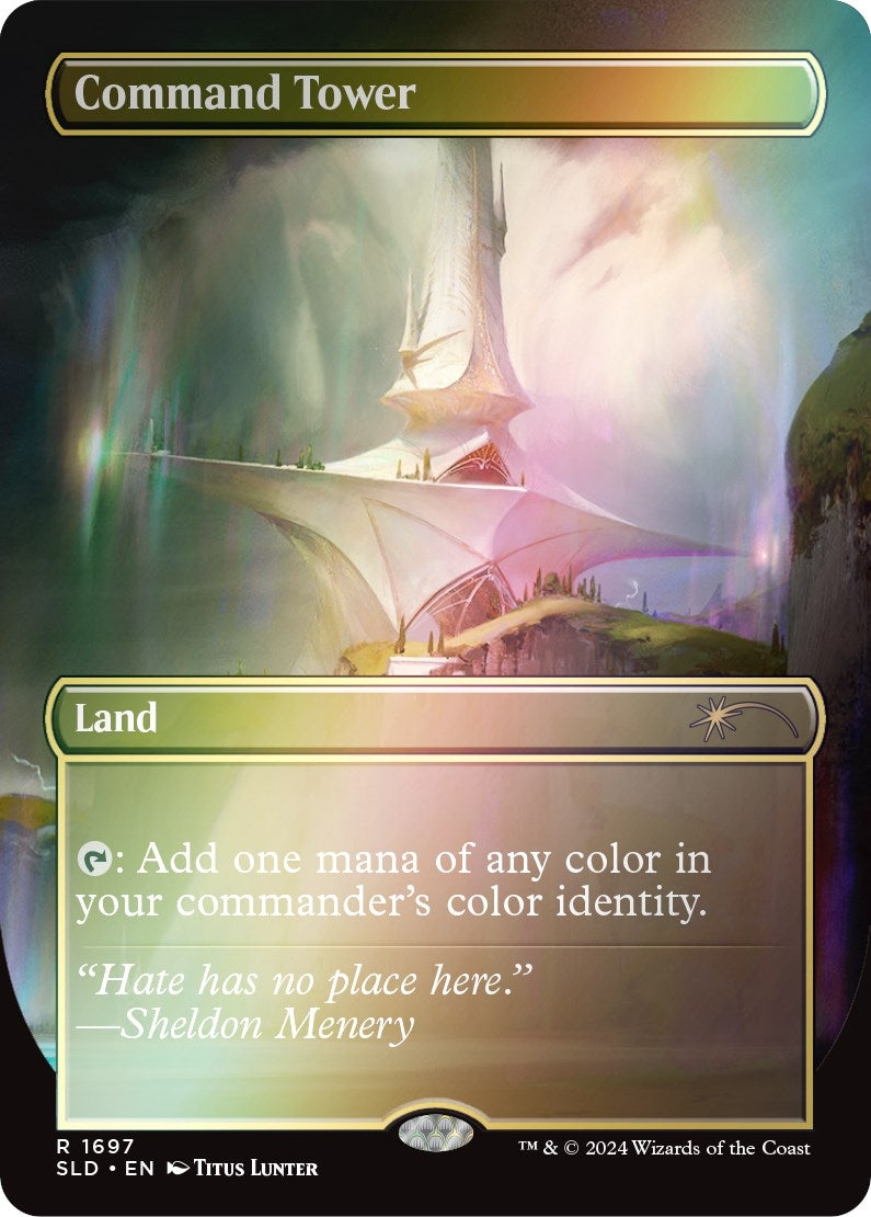 Image for Command Tower (1697) (Rainbow Foil) (1697) [Secret Lair Drop Series] - Magic: The Gathering