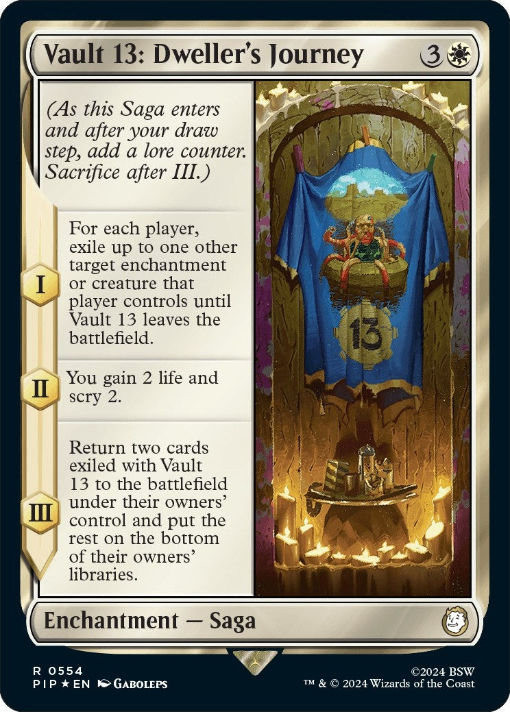 Image for Vault 13: Dweller's Journey (Surge Foil) (554) [Universes Beyond: Fallout] - Magic: The Gathering