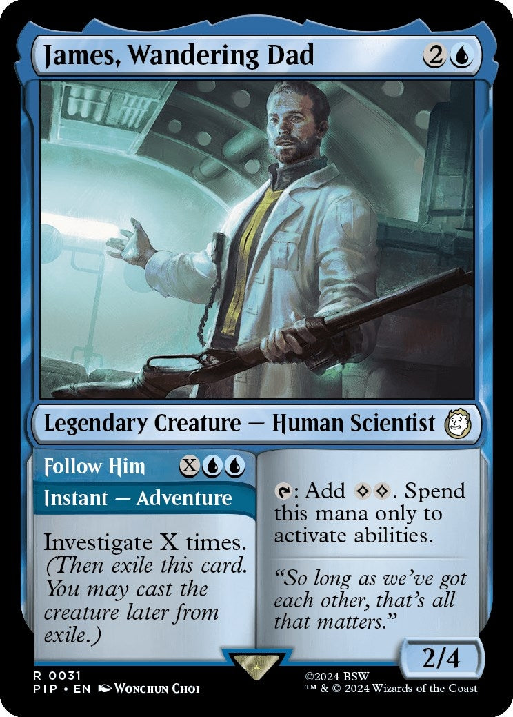 Image for James, Wandering Dad (31) [Universes Beyond: Fallout] - Magic: The Gathering