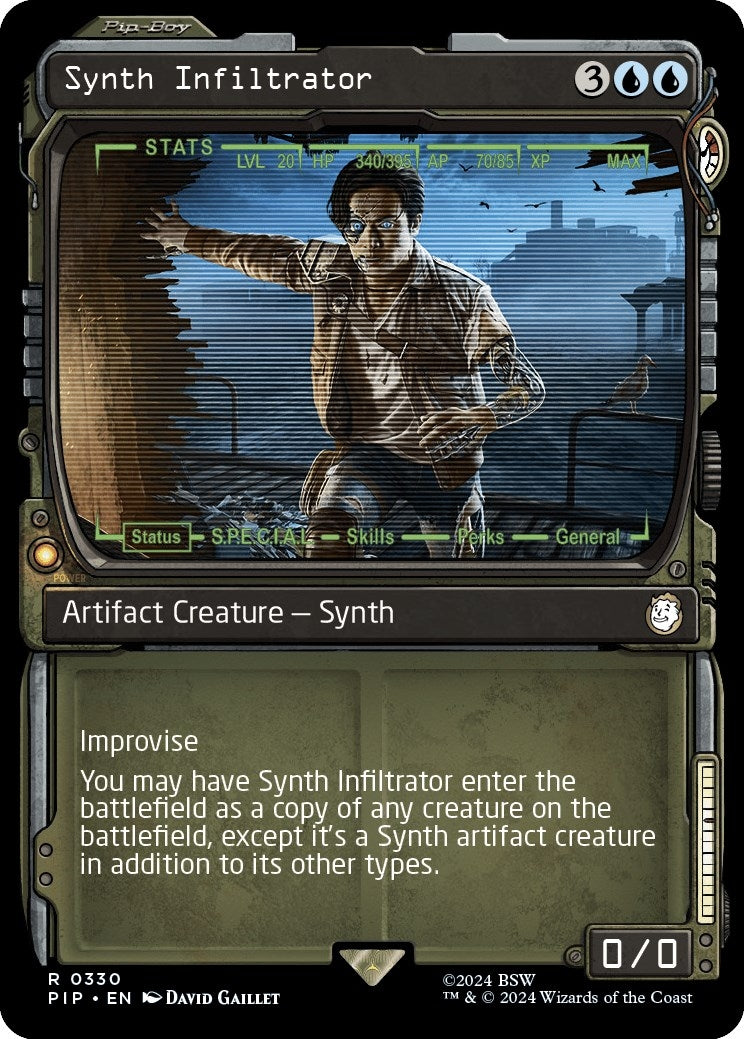 Image for Synth Infiltrator (Showcase) (330) [Universes Beyond: Fallout] - Magic: The Gathering