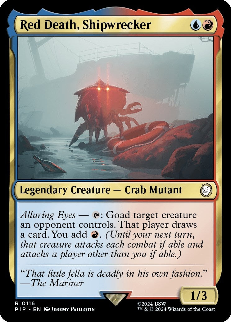 Image for Red Death, Shipwrecker (116) [Universes Beyond: Fallout] - Magic: The Gathering