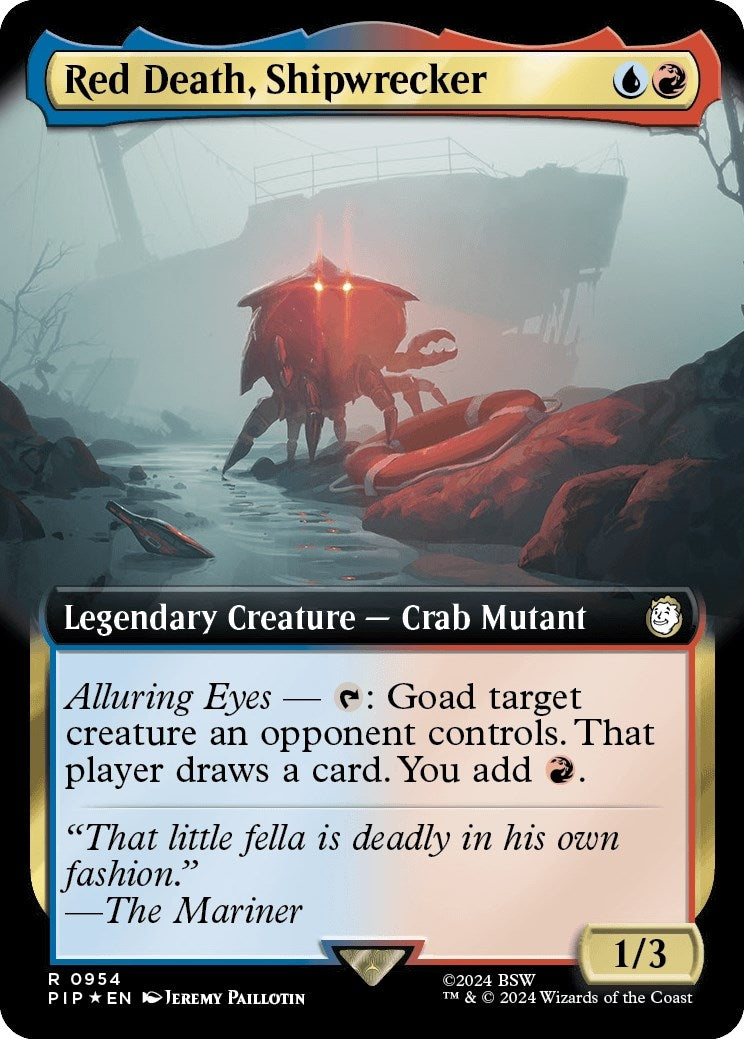 Image for Red Death, Shipwrecker (Extended Art) (Surge Foil) (954) [Universes Beyond: Fallout] - Magic: The Gathering