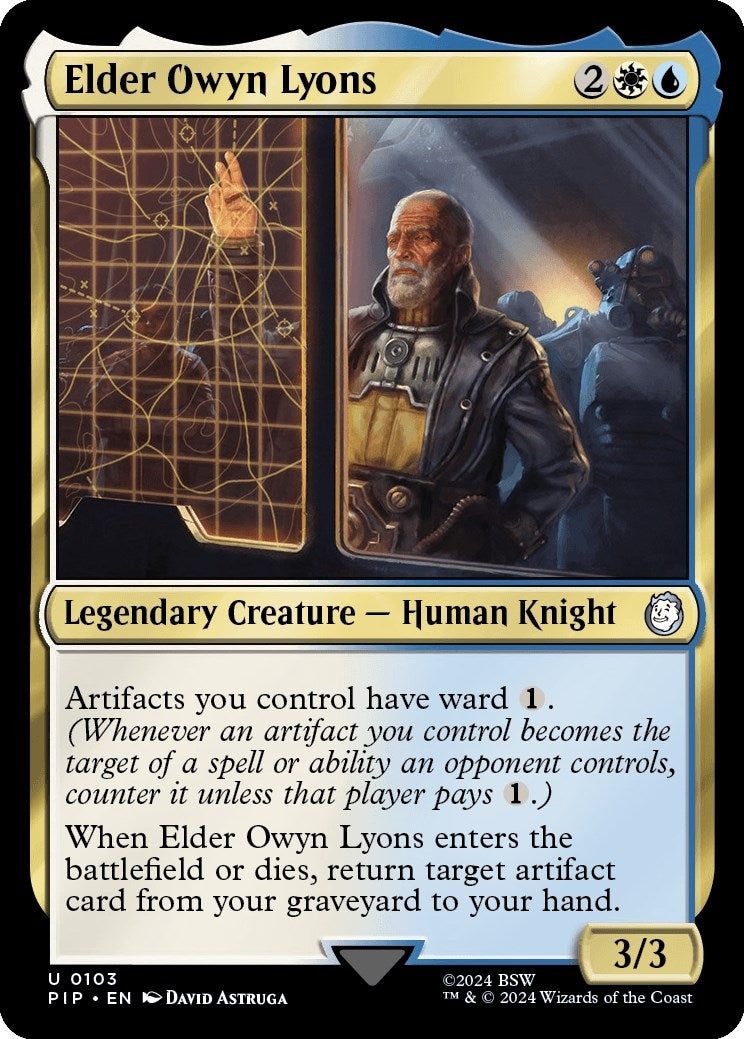 Image for Elder Owyn Lyons (103) [Universes Beyond: Fallout] - Magic: The Gathering