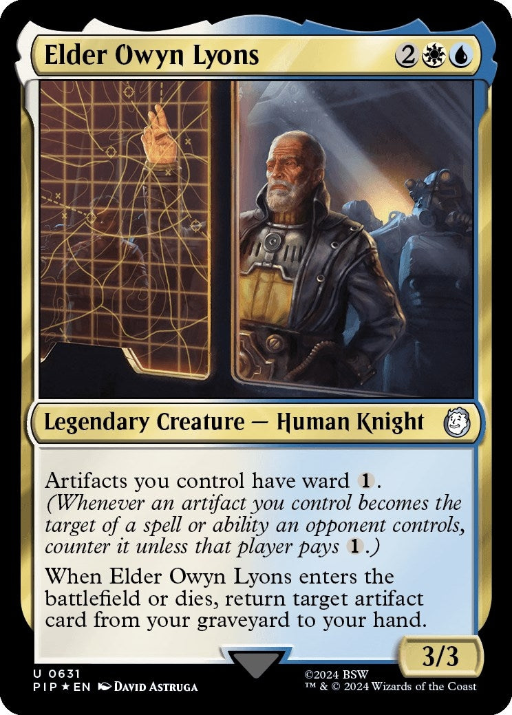 Image for Elder Owyn Lyons (Surge Foil) (631) [Universes Beyond: Fallout] - Magic: The Gathering