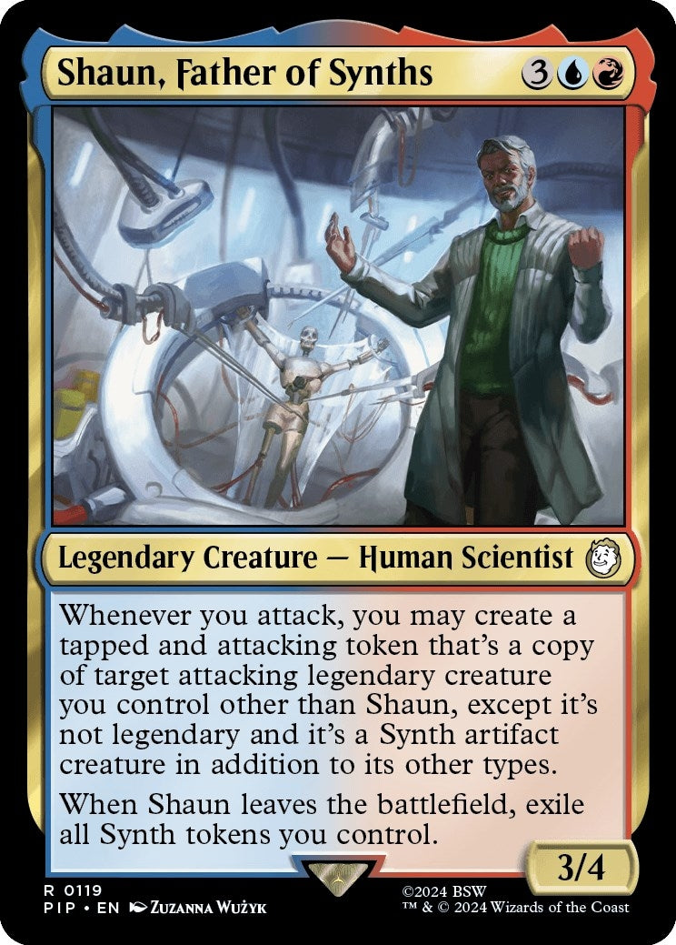 Image for Shaun, Father of Synths (119) [Universes Beyond: Fallout] - Magic: The Gathering