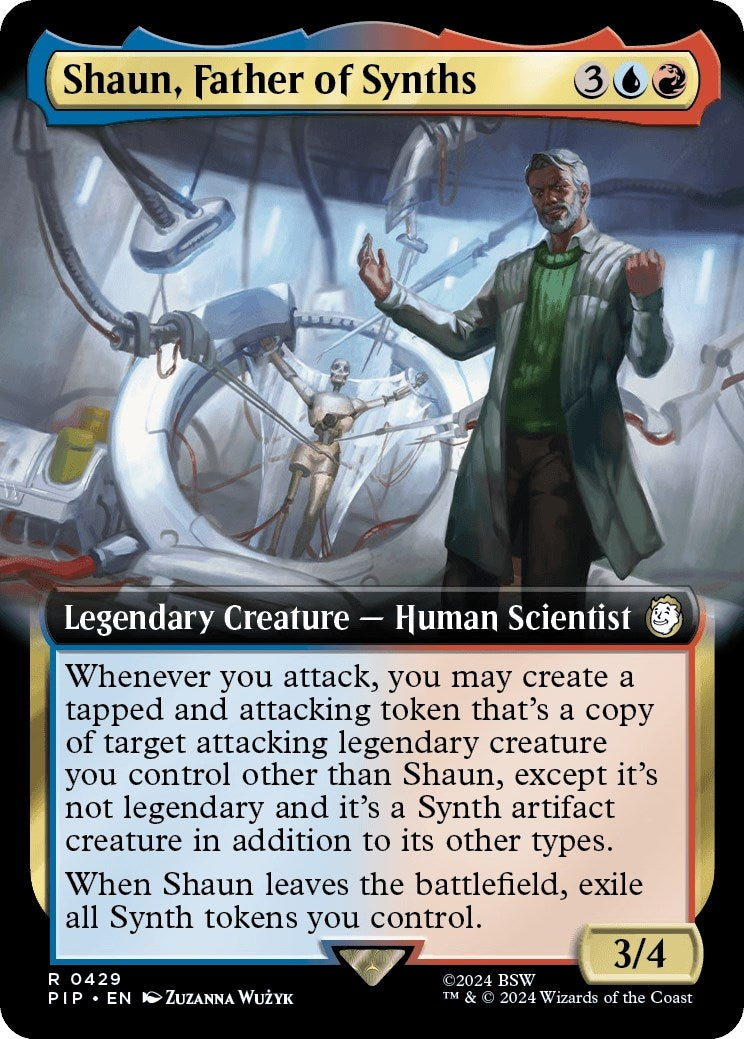 Image for Shaun, Father of Synths (Extended Art) (429) [Universes Beyond: Fallout] - Magic: The Gathering