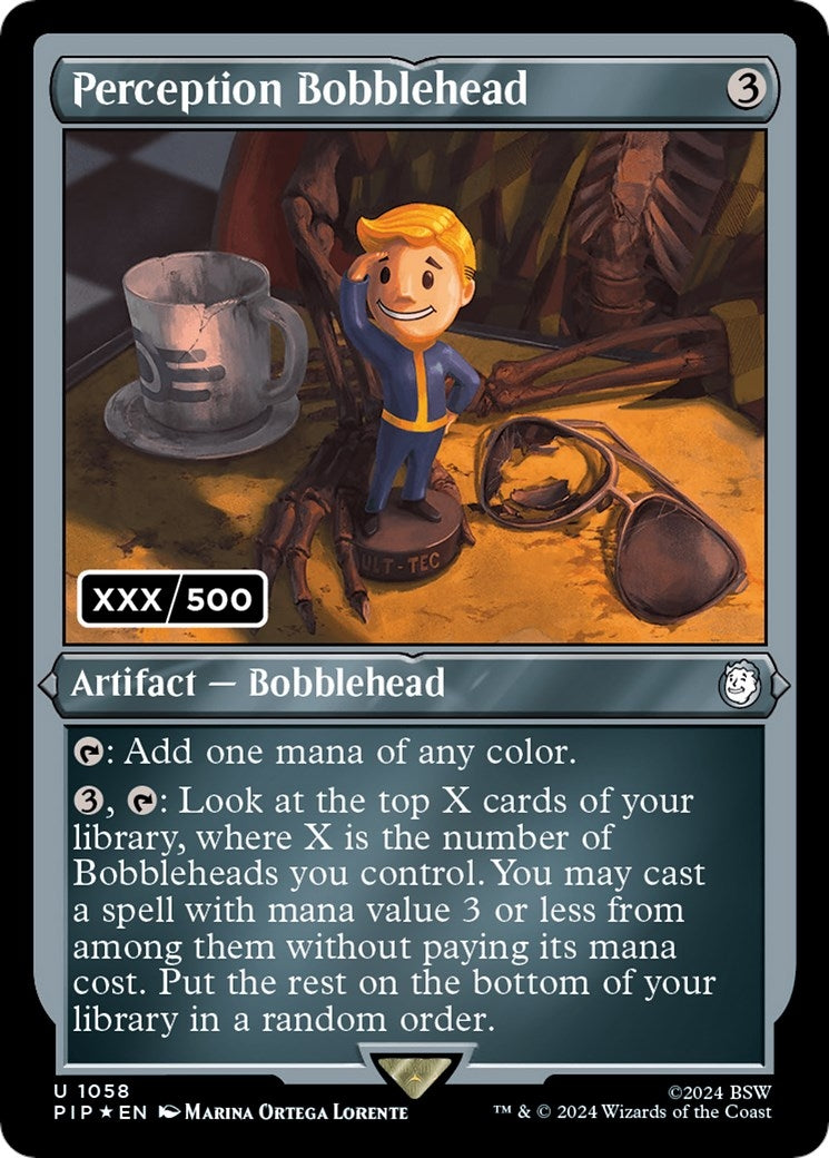Image for Perception Bobblehead (Serial Numbered) (1058) [Universes Beyond: Fallout] - Magic: The Gathering