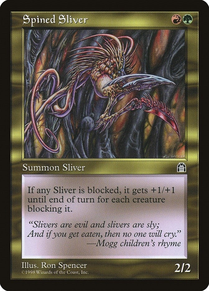 Image for Spined Sliver [Stronghold] - Magic: The Gathering