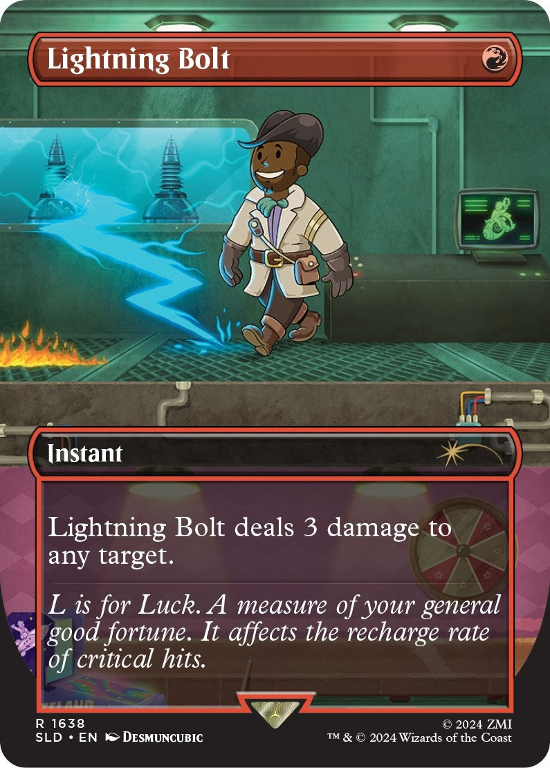 Image for Lightning Bolt (1638) (1638) [Secret Lair Drop Series] - Magic: The Gathering