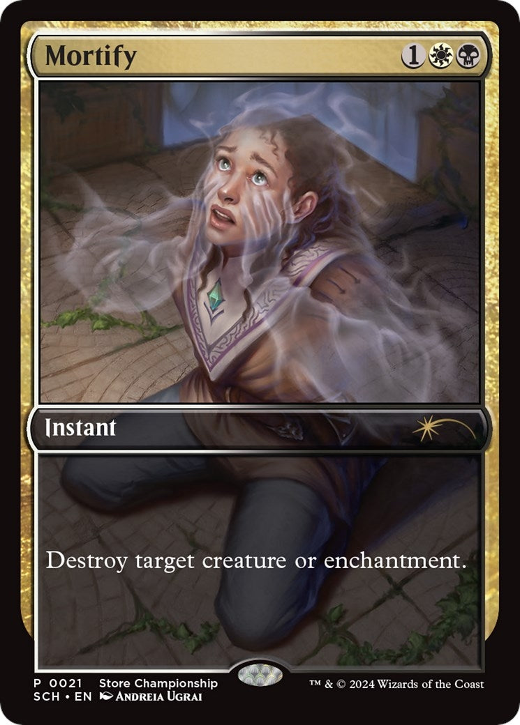 Image for Mortify (21) [Game Day & Store Championship Promos] - Magic: The Gathering