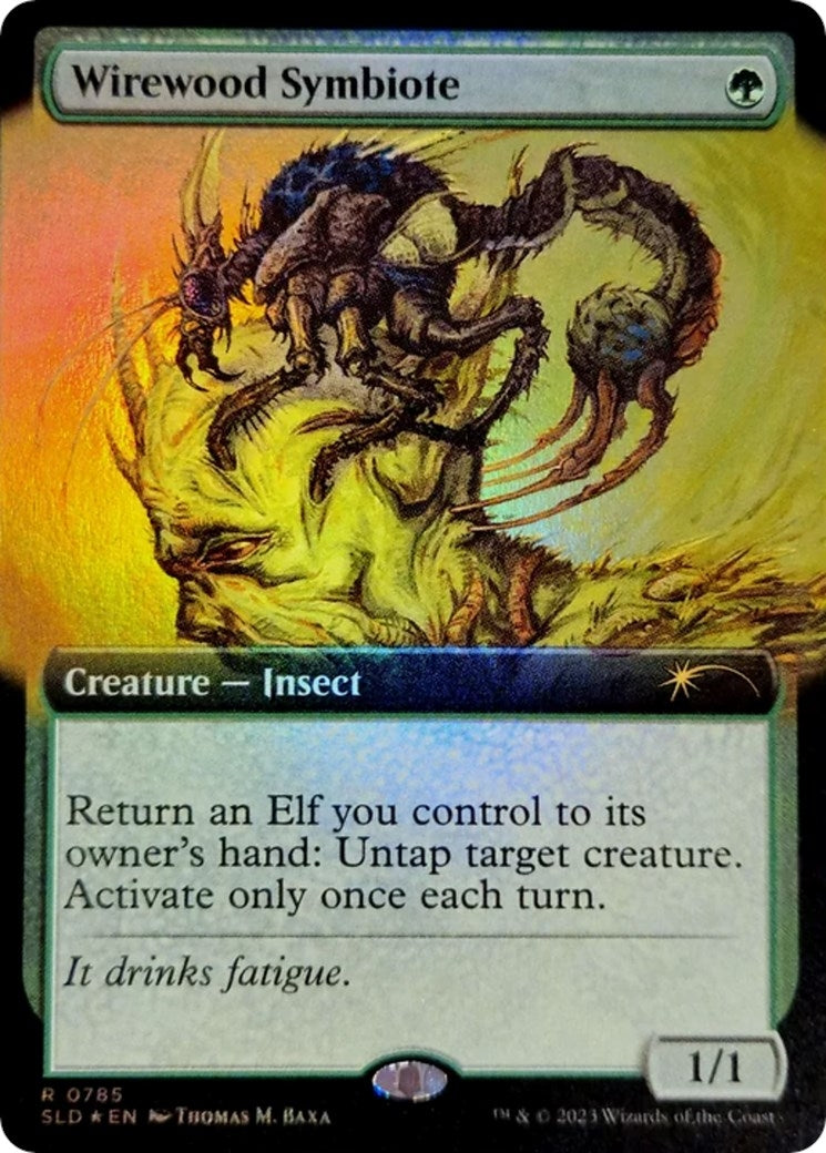 Image for Wirewood Symbiote (Extended Art) (785) [Secret Lair Drop Series] - Magic: The Gathering