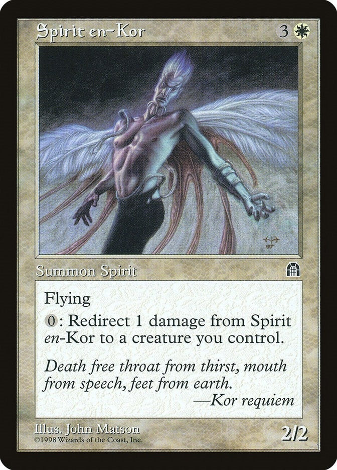 Image for Spirit en-Kor [Stronghold] - Magic: The Gathering