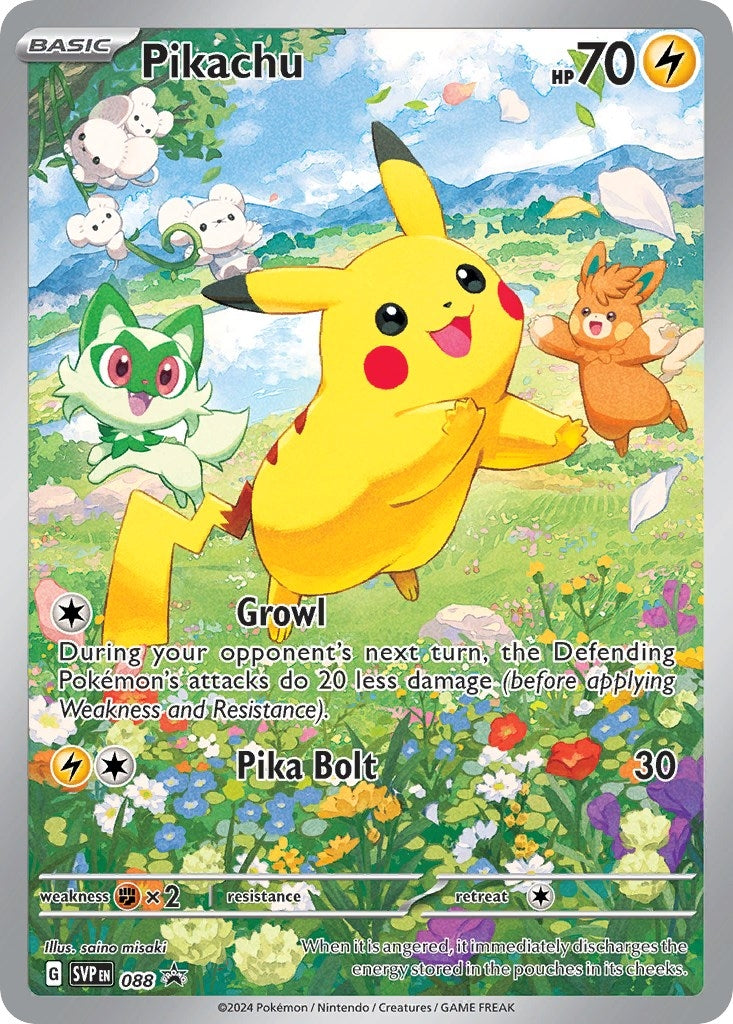 Image for Pikachu - 088 (088) [SV: Scarlet & Violet Promo Cards] - Pokemon
