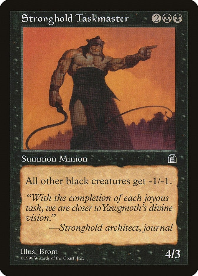 Image for Stronghold Taskmaster [Stronghold] - Magic: The Gathering