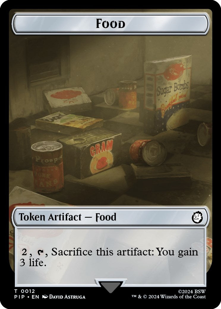 Image for Food (0012) // Thopter Double-Sided Token (12 // 17) [Universes Beyond: Fallout] - Magic: The Gathering
