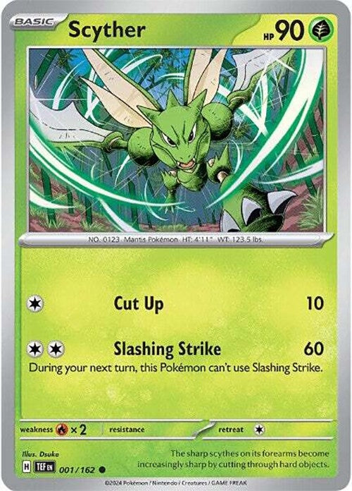 Image for Scyther (001/162) [SV05: Temporal Forces] - Pokemon