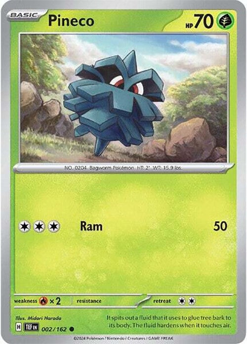 Image for Pineco (002/162) [SV05: Temporal Forces] - Pokemon