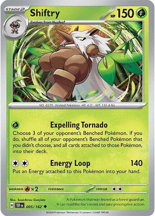Image for Shiftry (005/162) [SV05: Temporal Forces] - Pokemon