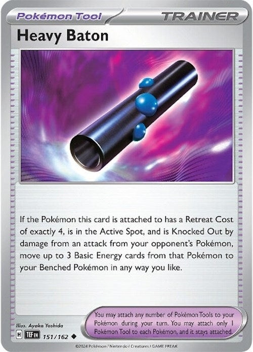 Image for Heavy Baton (151/162) [SV05: Temporal Forces] - Pokemon
