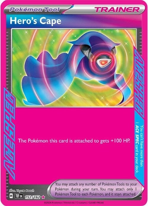 Image for Hero's Cape (152/162) [SV05: Temporal Forces] - Pokemon