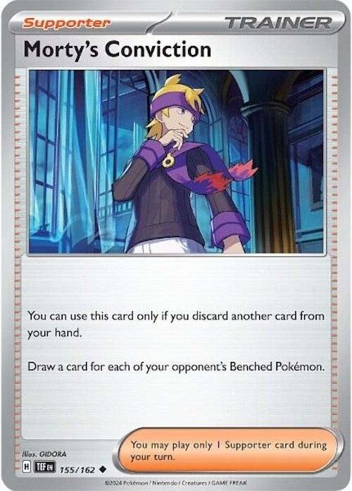 Image for Morty's Conviction (155/162) [SV05: Temporal Forces] - Pokemon