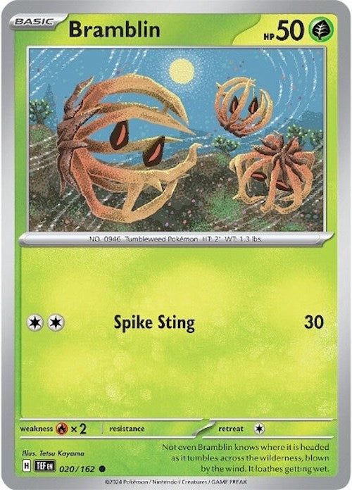 Image for Bramblin (020/162) [SV05: Temporal Forces] - Pokemon