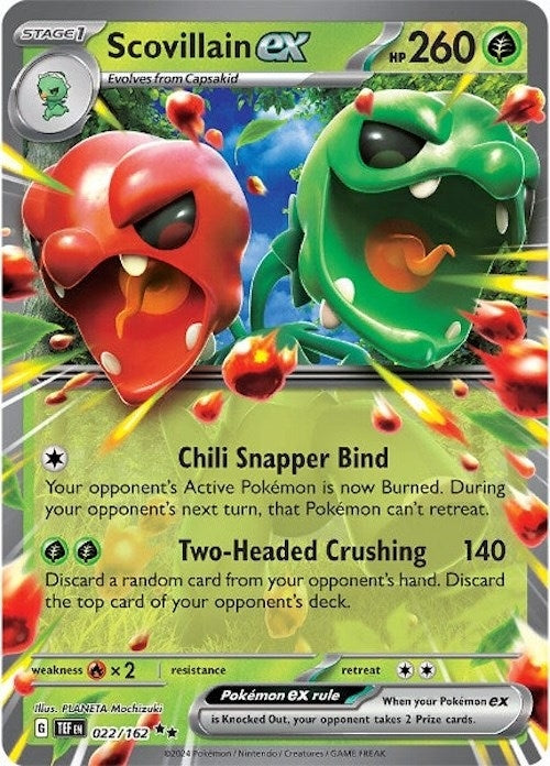 Image for Scovillain ex (022/162) [SV05: Temporal Forces] - Pokemon