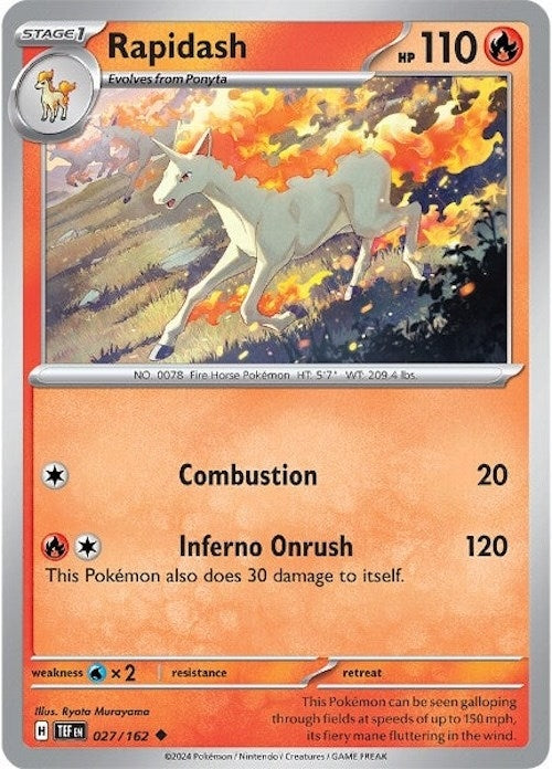 Image for Rapidash (027/162) [SV05: Temporal Forces] - Pokemon