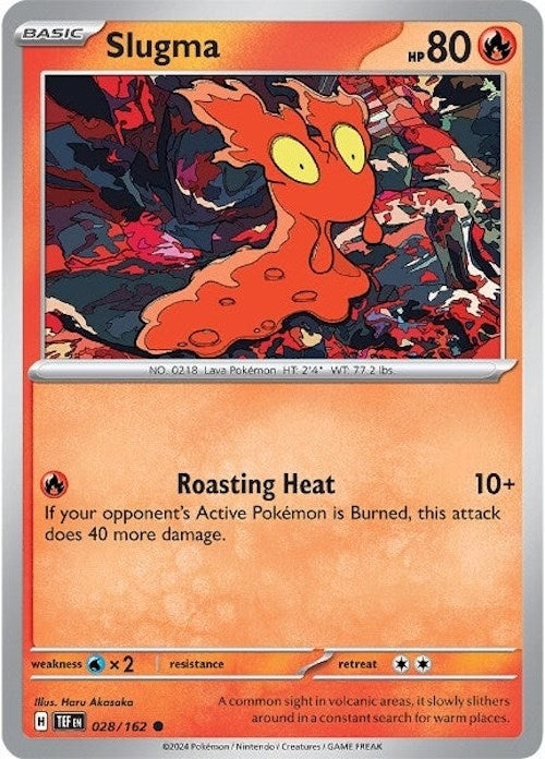 Image for Slugma (028/162) [SV05: Temporal Forces] - Pokemon