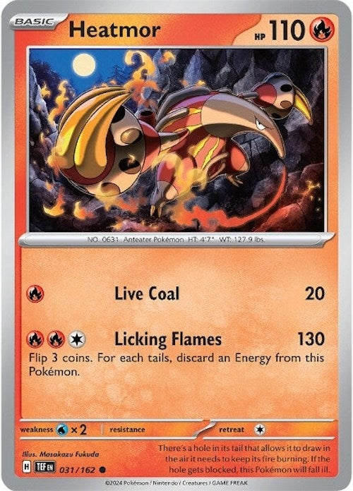 Image for Heatmor (031/162) [SV05: Temporal Forces] - Pokemon