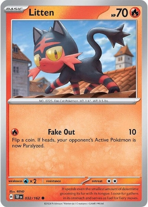 Image for Litten (032/162) [SV05: Temporal Forces] - Pokemon