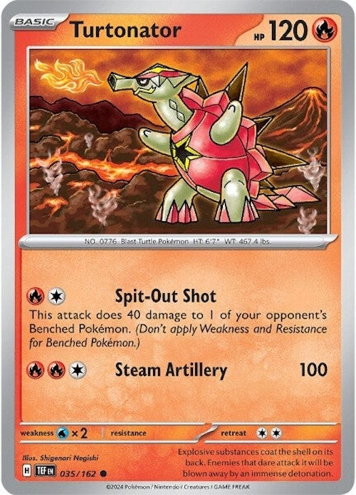 Image for Turtonator (035/162) [SV05: Temporal Forces] - Pokemon