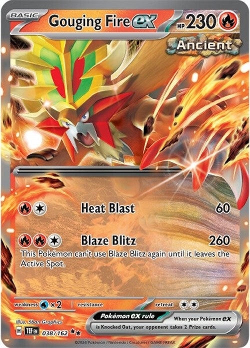 Image for Gouging Fire ex (038/162) [SV05: Temporal Forces] - Pokemon