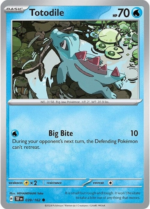 Image for Totodile (039/162) [SV05: Temporal Forces] - Pokemon
