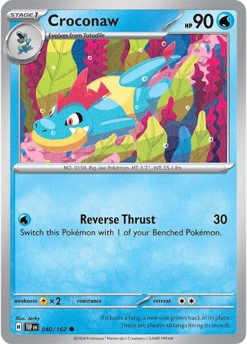 Image for Croconaw (040/162) [SV05: Temporal Forces] - Pokemon