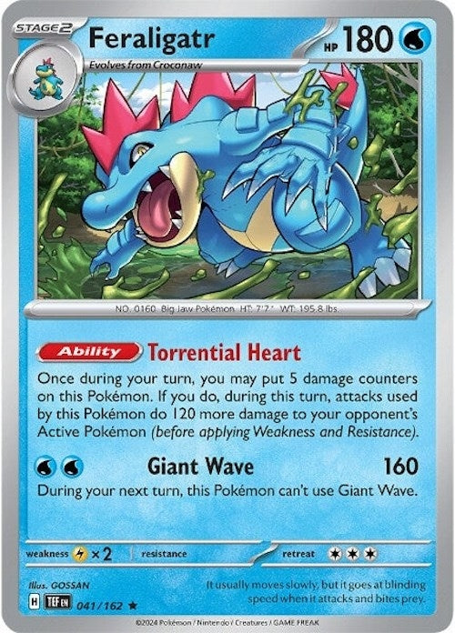 Image for Feraligatr (041/162) [SV05: Temporal Forces] - Pokemon