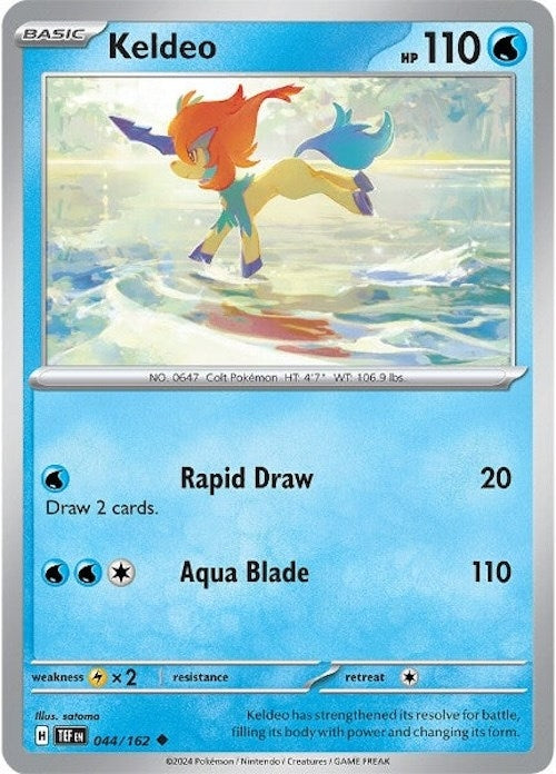 Image for Keldeo (044/162) [SV05: Temporal Forces] - Pokemon
