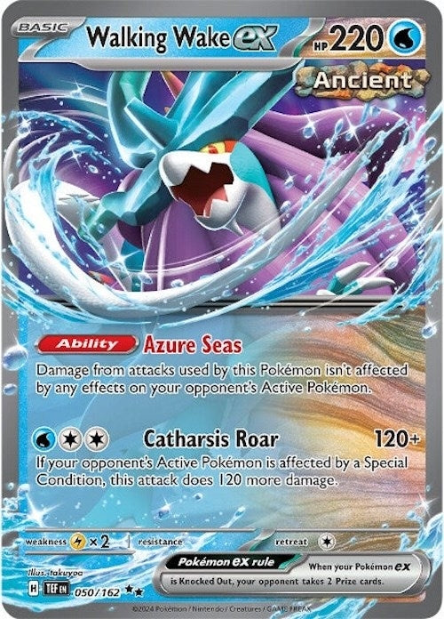 Image for Walking Wake ex (050/162) [SV05: Temporal Forces] - Pokemon