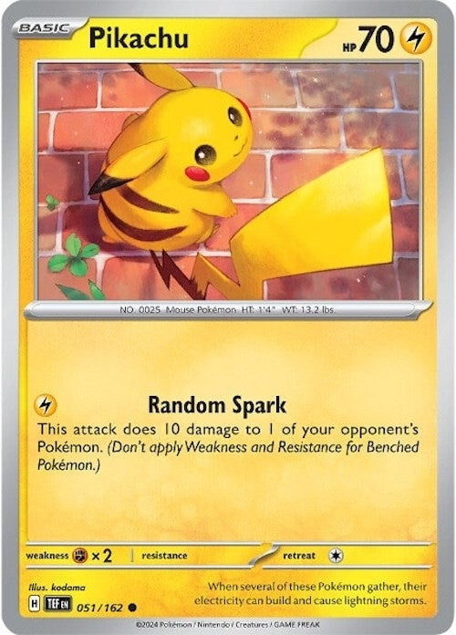 Image for Pikachu (051/162) [SV05: Temporal Forces] - Pokemon