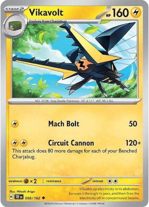 Image for Vikavolt (056/162) [SV05: Temporal Forces] - Pokemon