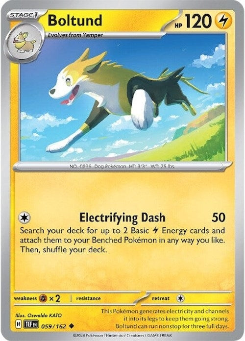 Image for Boltund (059/162) [SV05: Temporal Forces] - Pokemon