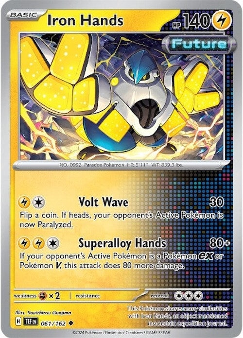 Image for Iron Hands (061/162) [SV05: Temporal Forces] - Pokemon