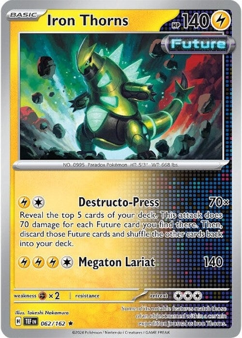 Image for Iron Thorns (062/162) [SV05: Temporal Forces] - Pokemon
