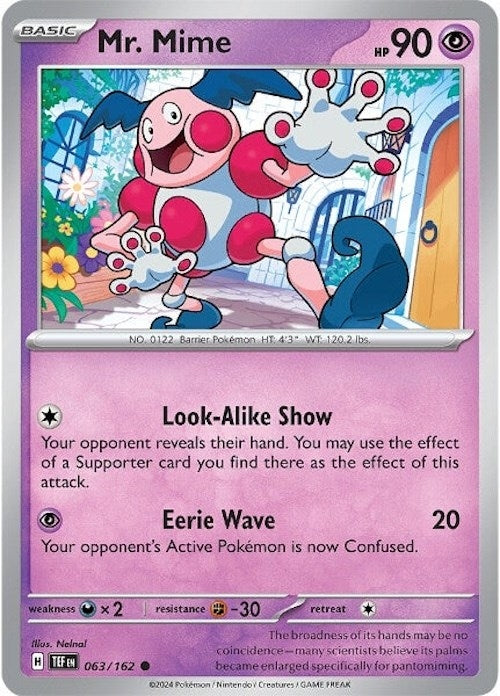Image for Mr. Mime (063/162) [SV05: Temporal Forces] - Pokemon