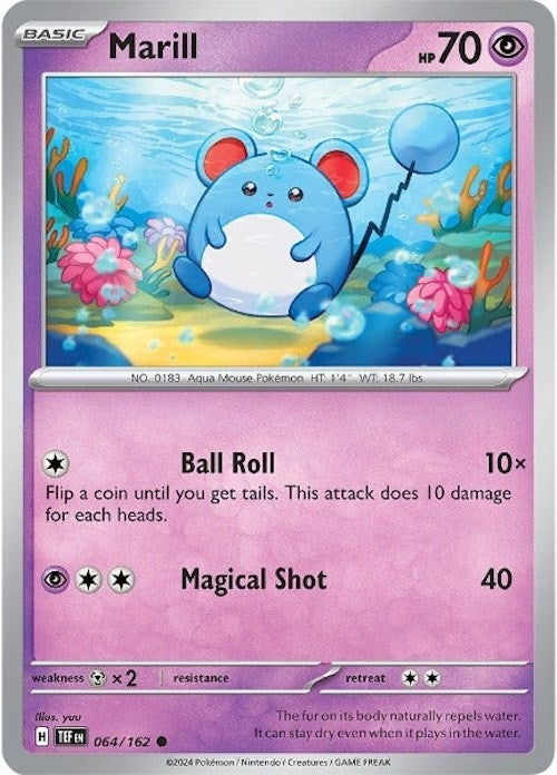 Image for Marill (064/162) [SV05: Temporal Forces] - Pokemon